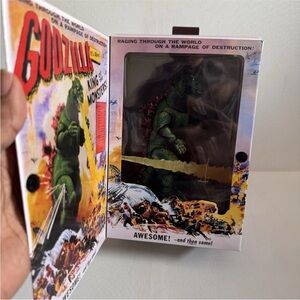 NECA Godzilla King Of The Monsters 1956 Poster Version Figure w/ Box READ